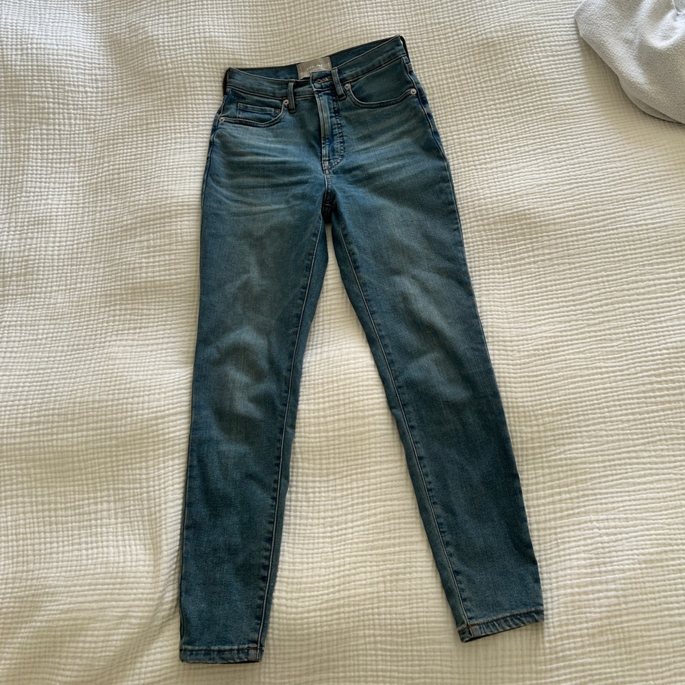 Everlane Authentic Stretch High-Rise Skinny Ankle Jean size 26